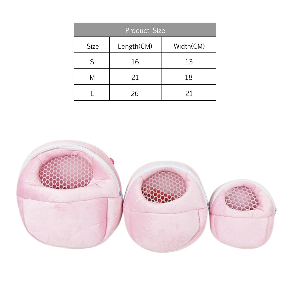 Suministros para mascotas, bolsa portátil para mascotas pequeñas, bolsa de transporte transpirable para hámster erizo, bolsas para animales al aire libre, bolsos, mochila de viaje