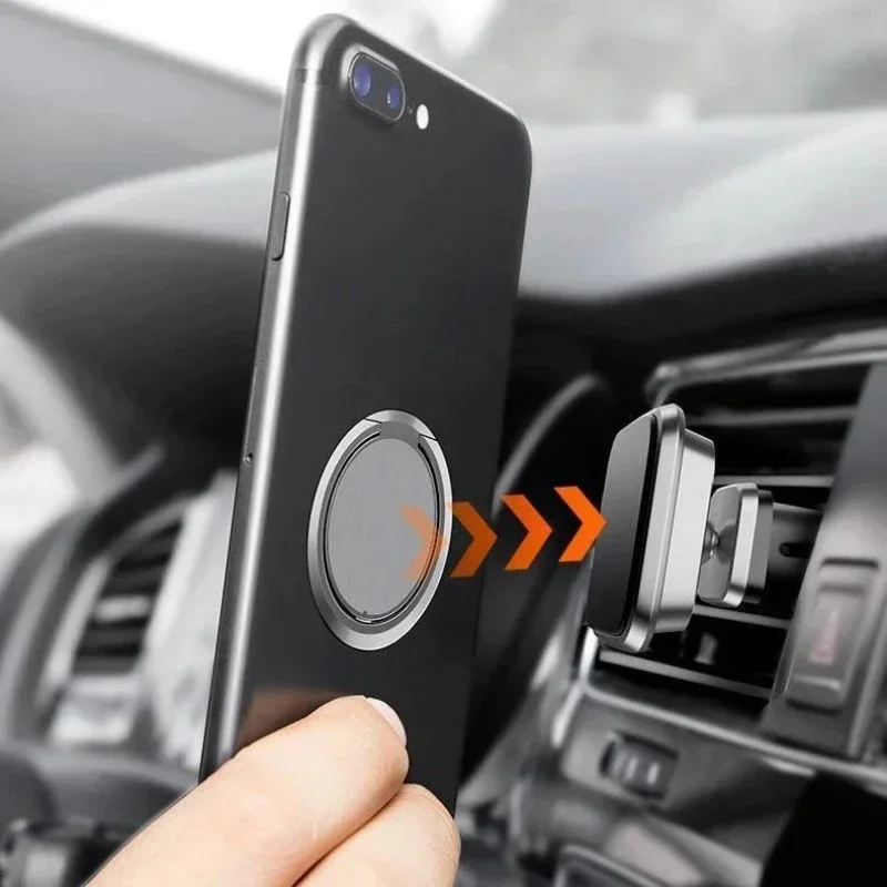 Uchwyt na gniazdo telefonu komórkowego Magnetyczny uchwyt samochodowy Stojak na palec