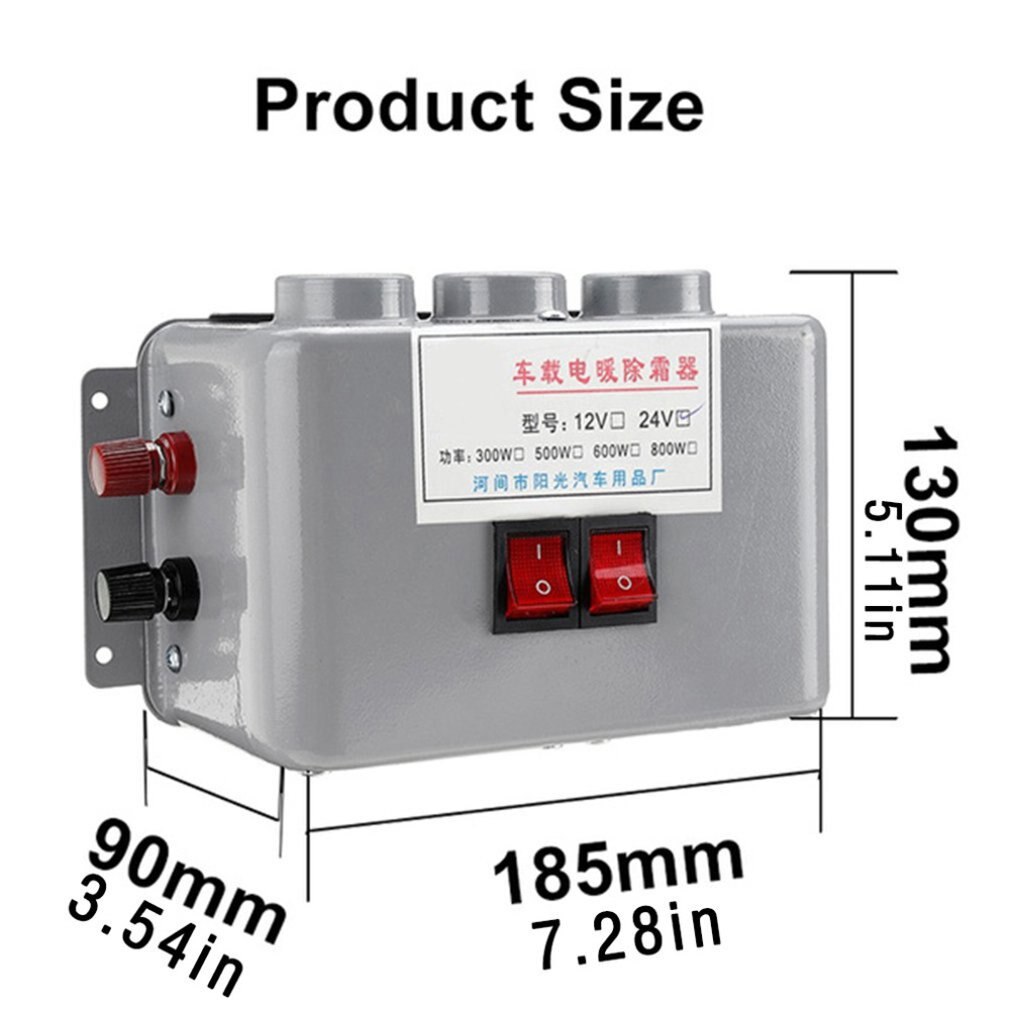 Podgrzewacz samochodowy 12V/24V pojazd termowentylator samochód zimowy szyba przednia szyba Demister ogrzewanie samochodu suszarka szyba odmrażacz