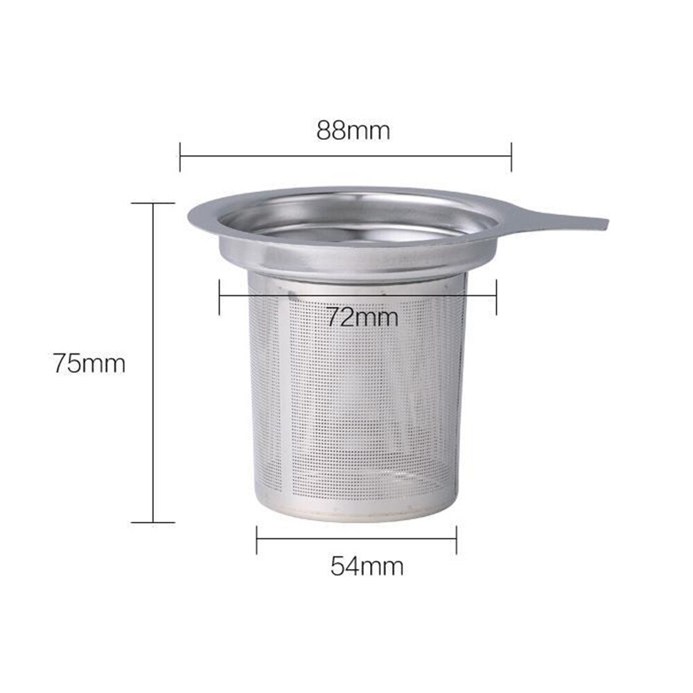 Tee-ei aus edelstahlgewebe, teesieb, teetasse, filter für losen tee, küchenzubehör