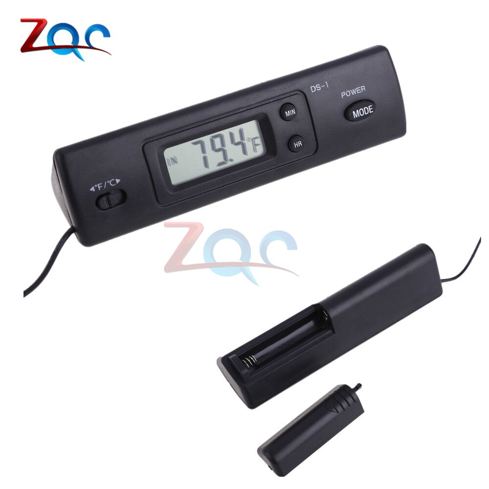 Car Digital Thermometer Auto A/C Digital LCD Display Temperature Tester Meter for Automotive Car Vehicle