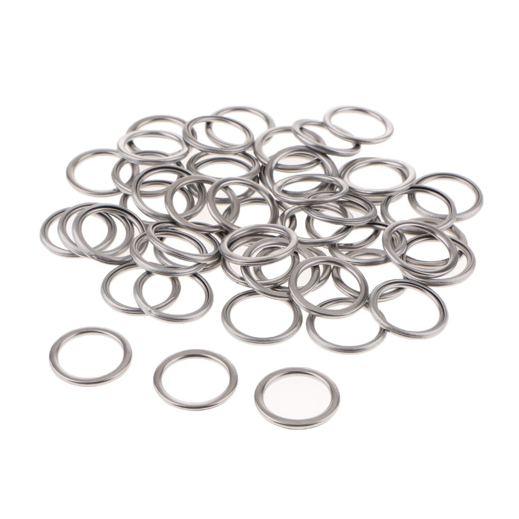 50x Metal Oil Drain Plug Gaskets 12157-10010 For Toyota 4Runner Highlander