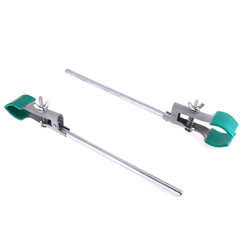 Three Prong Extension Clamp Flask Clamp Lab Clamp Zinc Alloy 25cm Rod Diameter: Approx 8mm