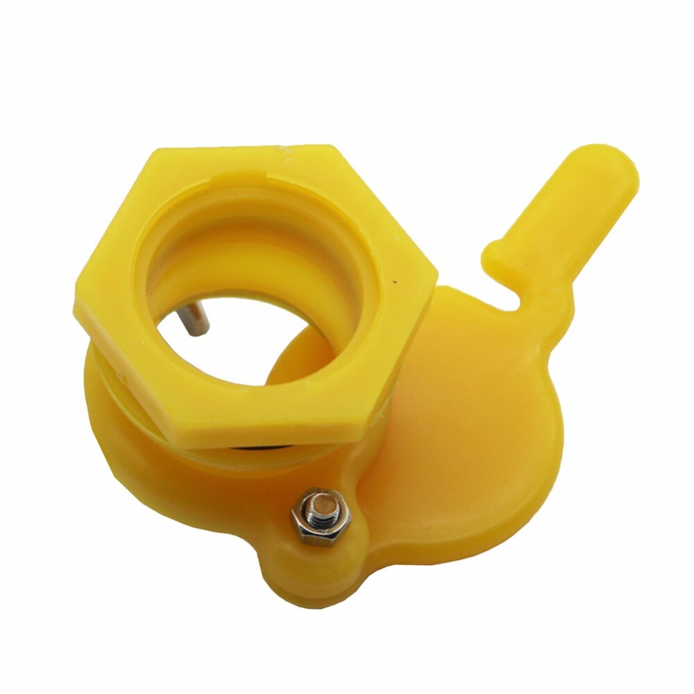 Bee Tools Honey spout Internal diameter 4.8cm Yellow Beekeeping equipment Outdoor beekeeping Receiving honey