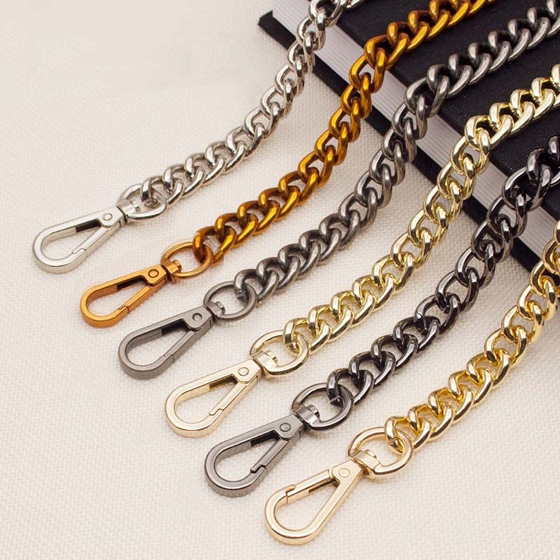 2020 nuovo 60-120 centimetri Borsa In Metallo Catene Cinghia del Sacchetto di Spalla Della Borsa FAI DA TE Catena Oro Argento Sacchetto di Maniglie Borsa catena di accessori