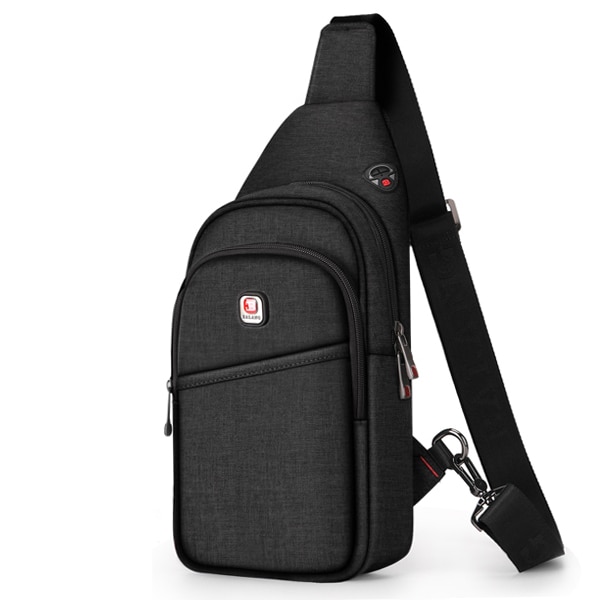 BALANG Crossbody Tassen voor Mannen Messenger Bag Borst Pak Toevallige Zak Waterdichte Nylon Schouderriem Pack
