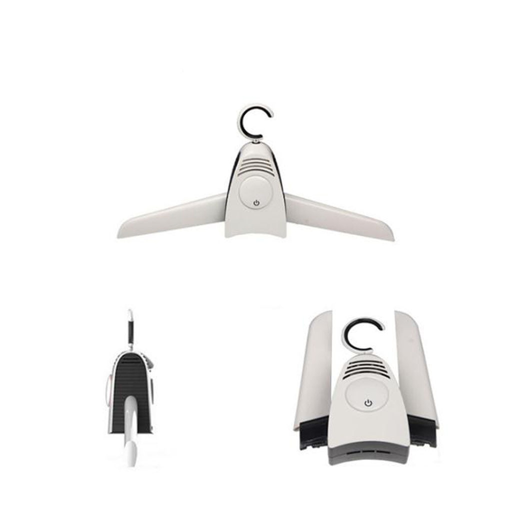 Portable Electric Folding Clothes Hanger Dryer Travel Cool Air Drying Rack Plastic Rod Rack Hangers Laundry Dryer 19Dec25