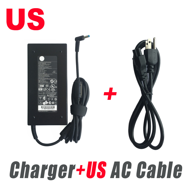 Original Brand 19.5V 7.7A 150W AC Adapter Charger for HP OMEN 15 17 Pavilion Gaming 15 17 Laptop Power Supply Cord: Orange