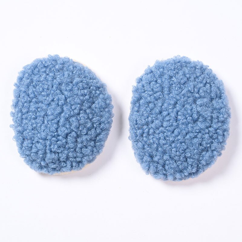 1Pair Bandless Ear Muffs Winter Thick Warm Fleece Ear Muffs Ear Covers Women Men Ourdoor Cold Weather Windproof Ear Warmer: 04