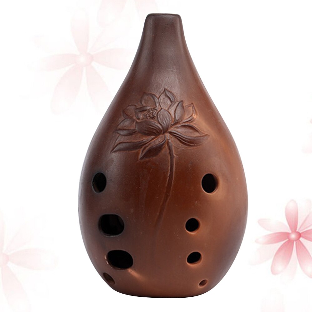 1PC Chinese Flute 10 Holes Xun Instrument Ceramic Ocarina Ancient Instrument for Beginners Artists Performers