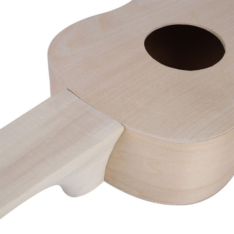21/23 Inch Ukulele DIY Kit Hawaii Guitar Ukelele Handwork Support Painting Kids Children Toy Assembly for Beginner Amateur