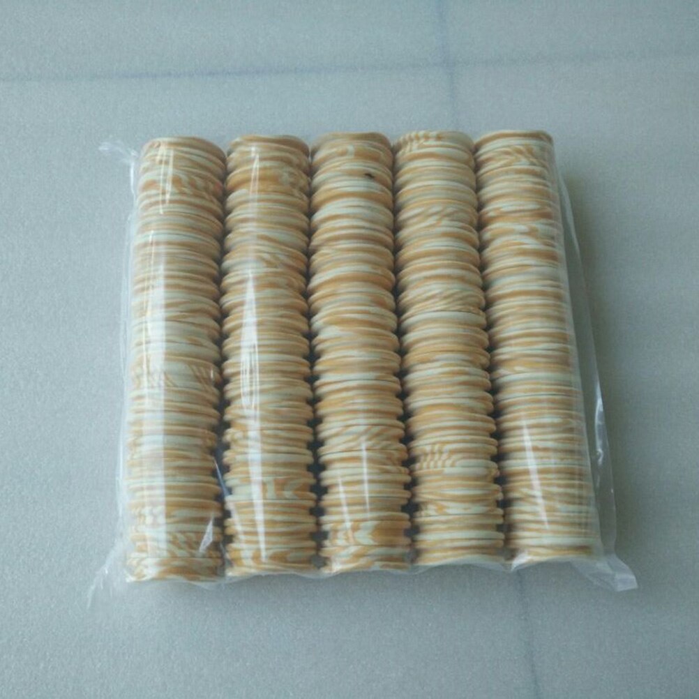 100pcs Foam Fishing Line Bobbin Spools Round Shape Fishing Line Reels Fishing Tackle Portable Bobbin Spools Fishing
