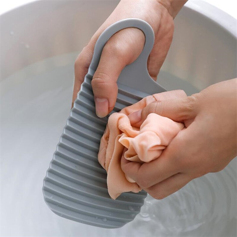 Mini lavadero grueso de viaje portátil para Hotel, accesorios para colada, baño, Tabla de lavar, herramientas de limpieza de ropa de plástico