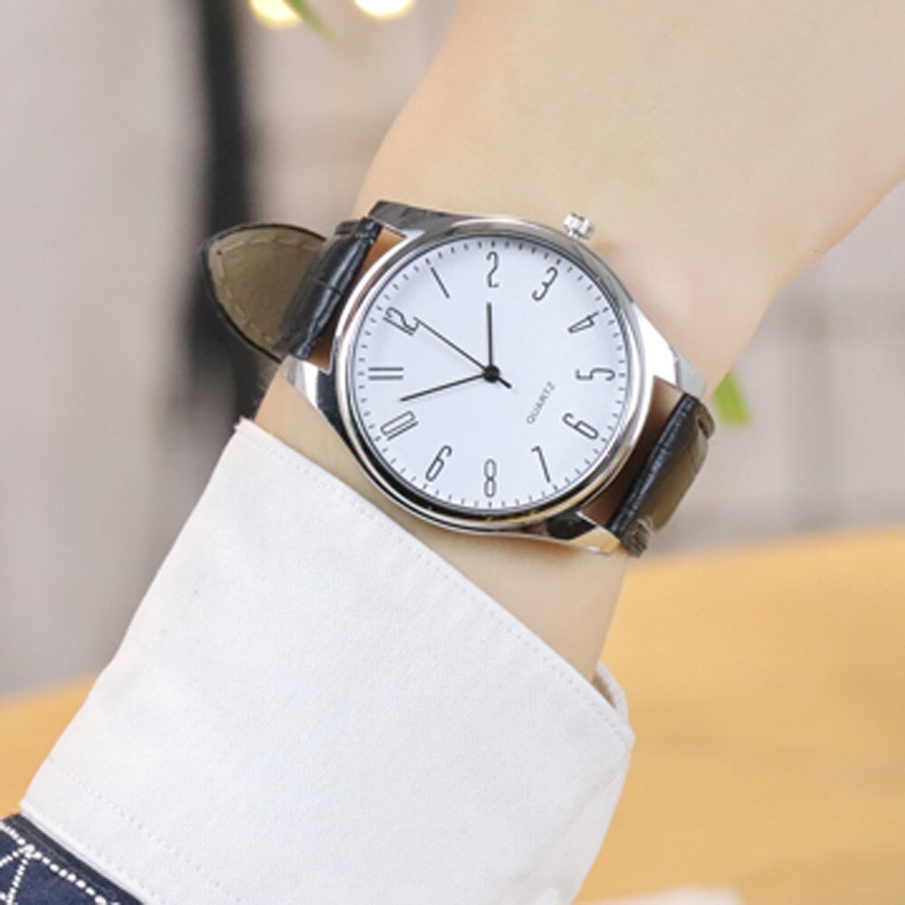 Mannen Horloge Pols Eenvoudige Business Zegarek Damski Luxe Klok Horloge Wilde Riem Horloge Lederen Relogio Masculino