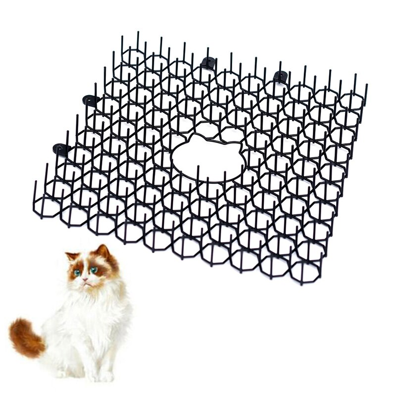 Cat Scat Mat Anti-Cat Prickle Strips Keep Cat Away Safe Plastic Spike Cat Dog Repellent Mat Pet Thorn Network Garden Supplies