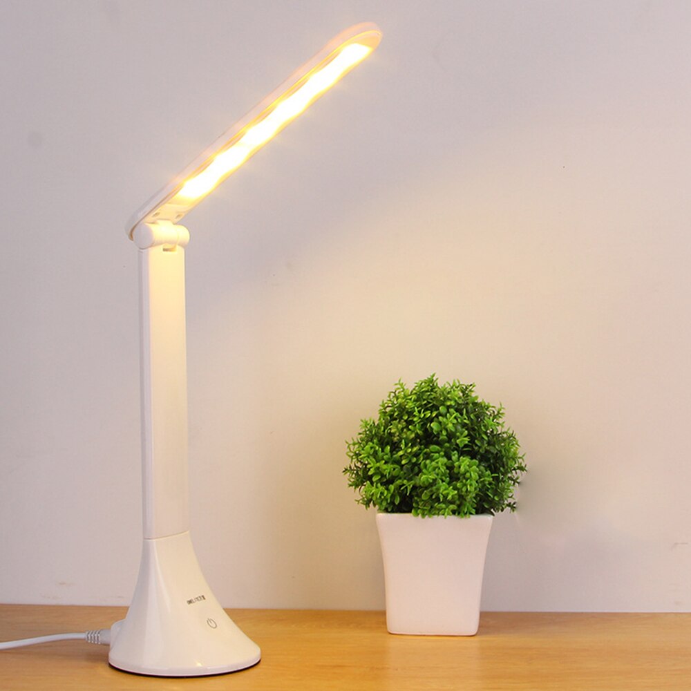 LED Bureaulamp USB Verstelbare Vouwen Eye Protector Kinderen Touch Bureaulamp Kantoor Slaapkamer Leeslamp Laagste Prijs