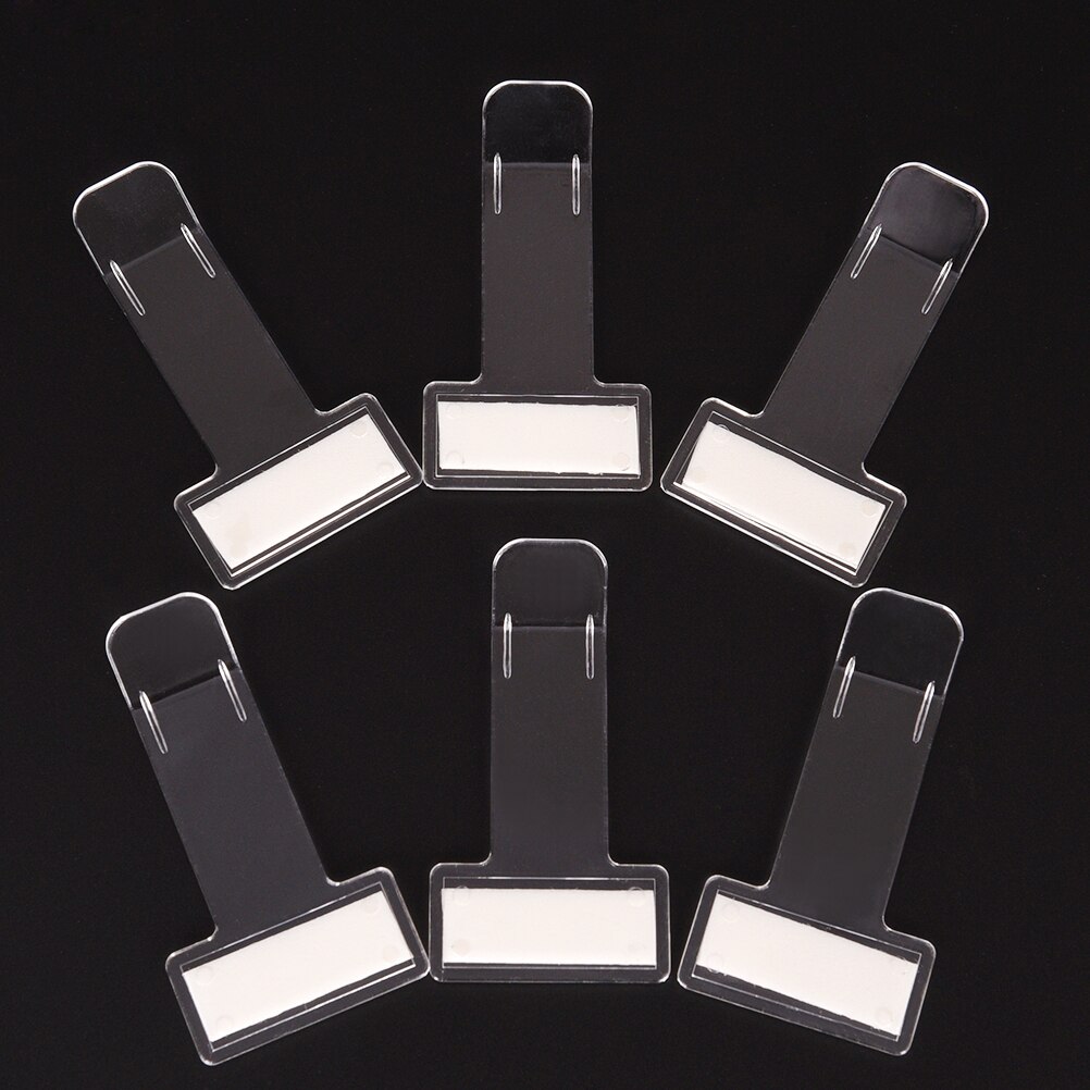 5pcs Car Vehicle Parking Ticket Permit Holder Clip Sticker Windscreen Fastener Stickers Kit Car Accessories