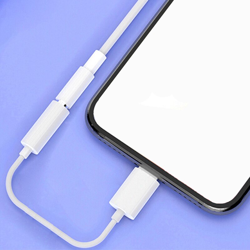 Adaptador to 3.5mm Jack AUX Cable For iPhone Adapter Headphone For i Phone SE 11 Pro Max XS XR X 7 Plus Connector Dispenser