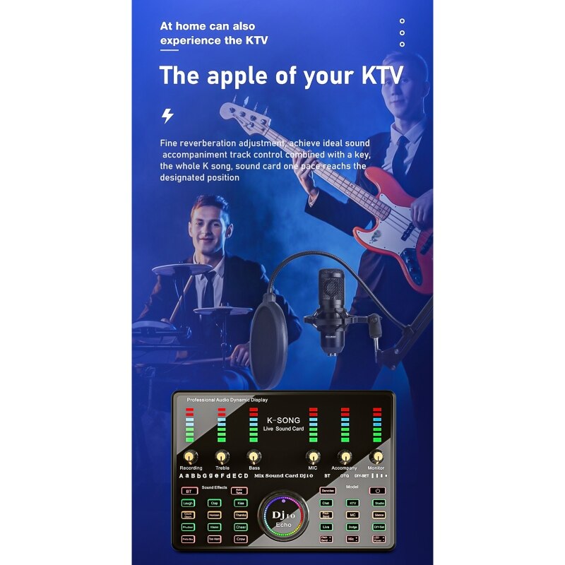 Professionele Aanpassen Stereo Geluid Kaarten Board Mixer Schudden Live Apparatuur Professionele Elektrische Aanpassing Tone