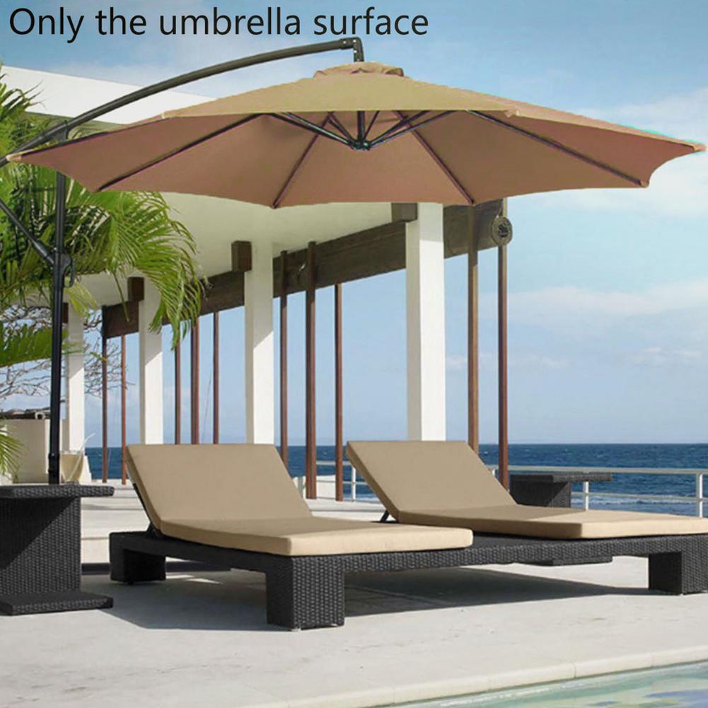 2M/2.7M/3M Vervanging Stof Tuin Parasol Waterdichte Luifel Cover Voor 6-Bone/8-Bone/10-Bone Paraplu