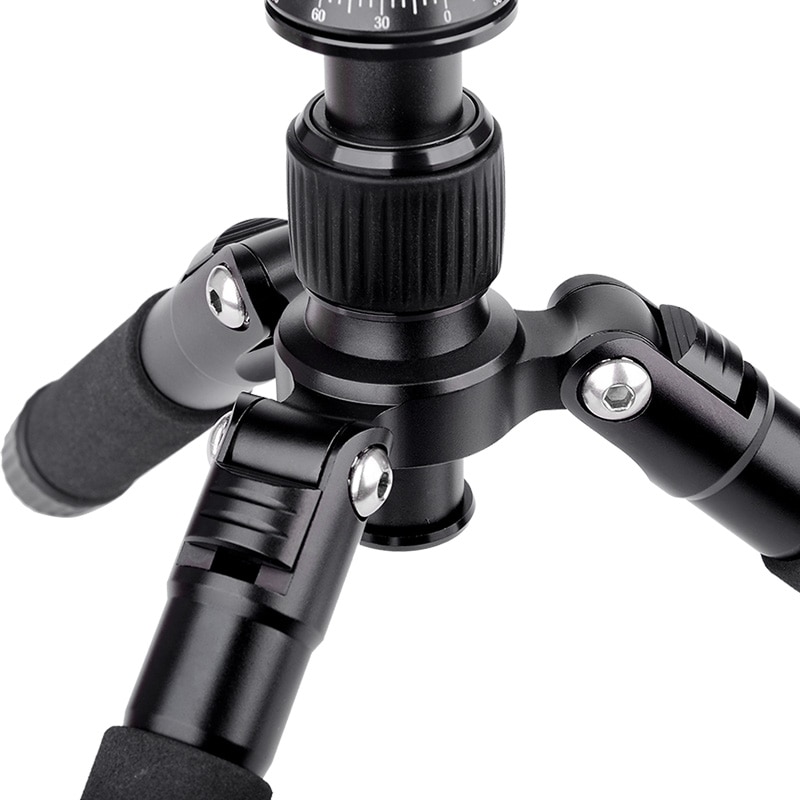 XILETU FM5S-MINI Lightweight Alluminum Tripod Tabletop Mini Travel Stand Tripod with 360 Degree Ball Head For Digital Camera