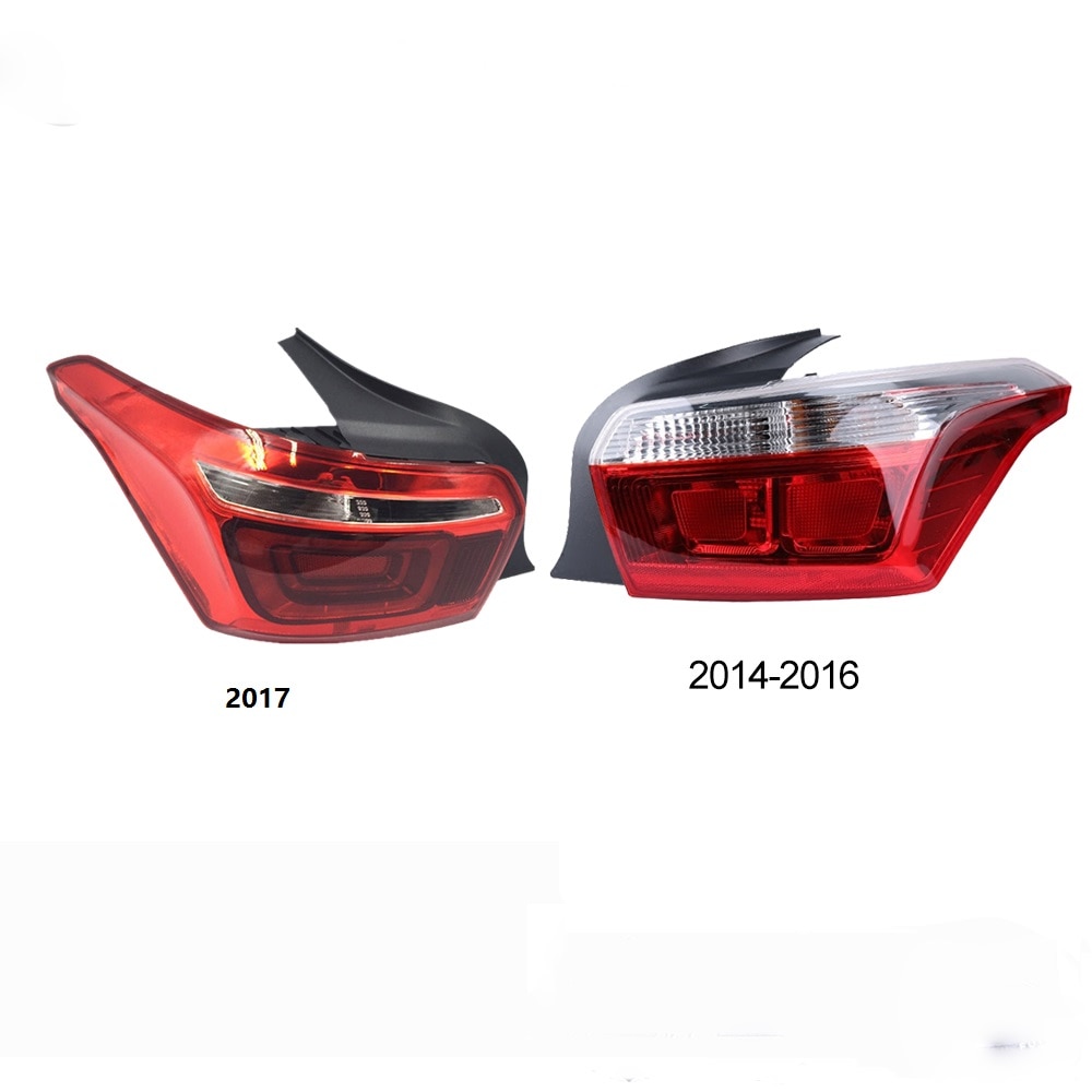 CAPQX-Lámpara de freno para parachoques trasero, luz de advertencia de estacionamiento, luz trasera, lámpara de parada, para Citroen Elysee, 1 Uds.