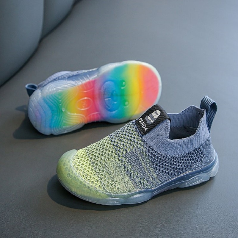 Lente Kinderen Jongen Meisje Ademend Air Mesh Casual Schoenen Kids Fly Geweven Sneakers Baby Schoenen