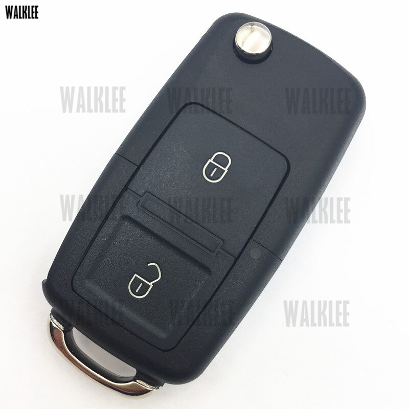 WALKLEE Upgrade Key for VW/VolksWagen Car Remote Sharan 5WK4 790/97/98 433.92 MHz without Immobilizer Chip