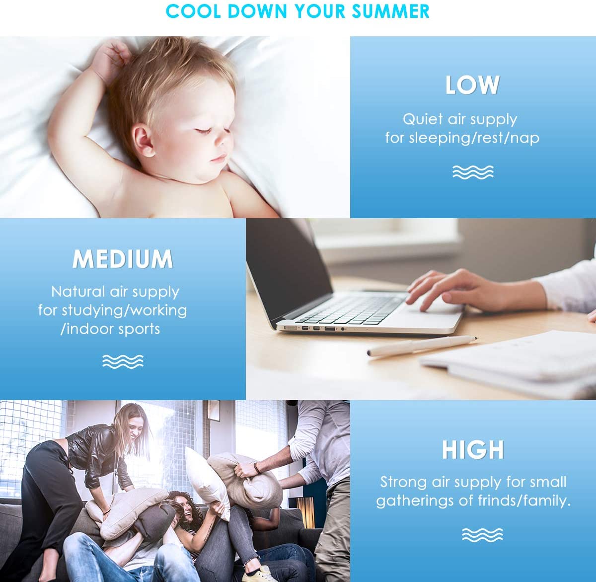 Portable Mini Air Conditioner Fan Personal Space Air Cooler The Quick Easy Way to Cool Air Conditioning Air Cooling Fan for Home