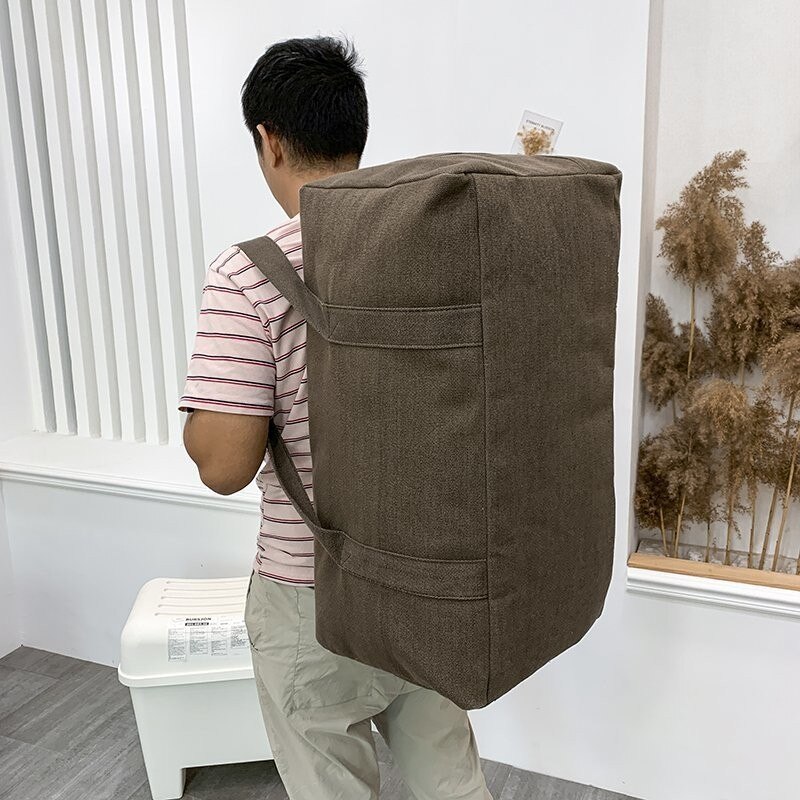 Hand Luggage Carry On Duffle Bag Cabin Travelling Bag Multifunctional Hangbags Moving bag Large Capacity Canvas Men Travel Bag