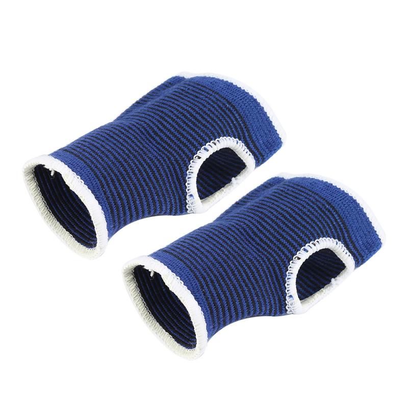 Beschermende Polssteun Handschoen Relief Pols Hand Brace Palm Blauwe Handschoenen Brace Mouwen Sport Bandage Gym Wrap