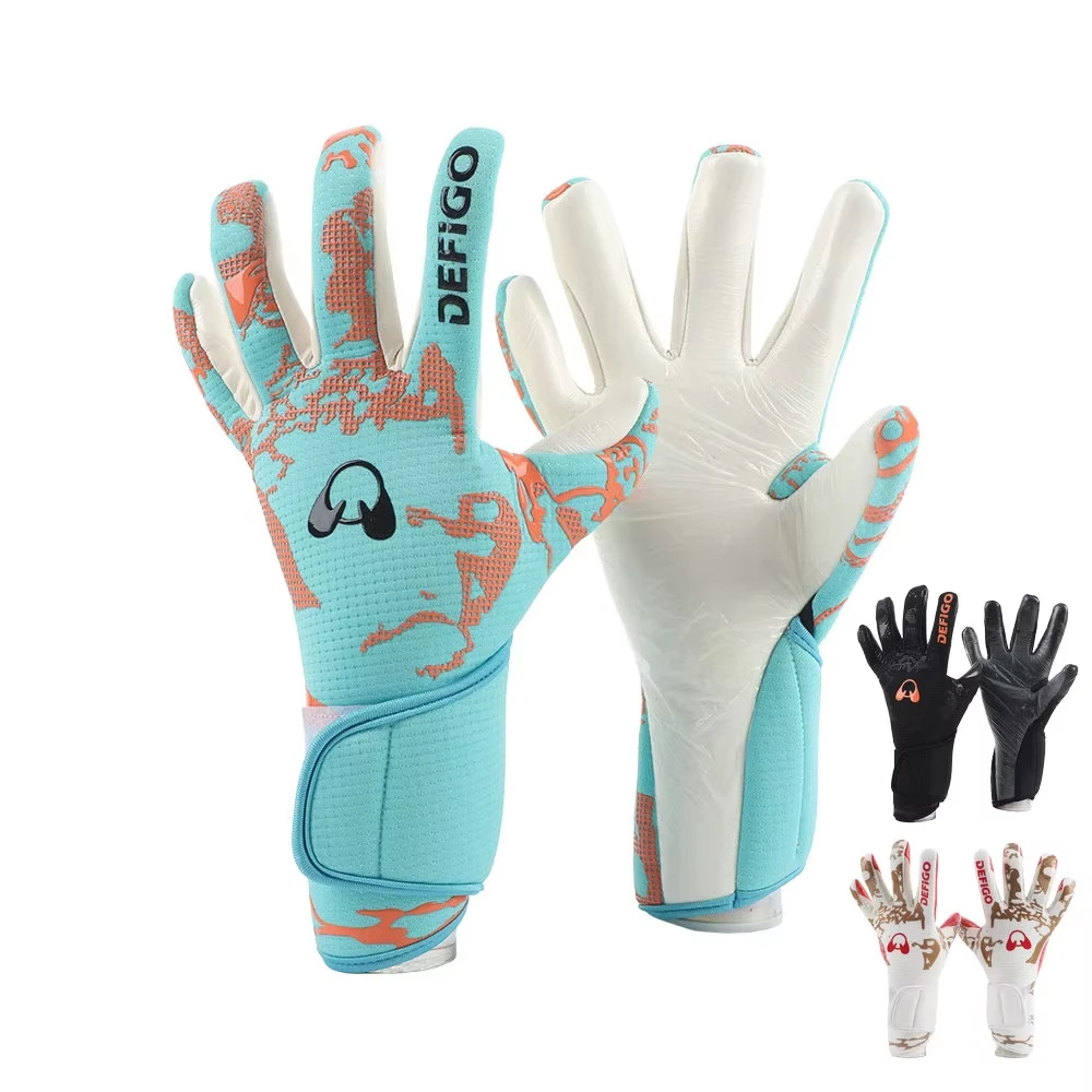 Torwarthandschuhe Latex Fußball Torwart Torwarthandschuhe Anti-Rutsch verdicken Fußballhandschuh Schutz Torwarthandschuhe Fußballausrüstung