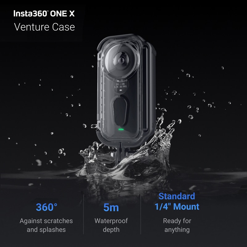 Insta 360 one x venture case beschermhoes voor one x action camera