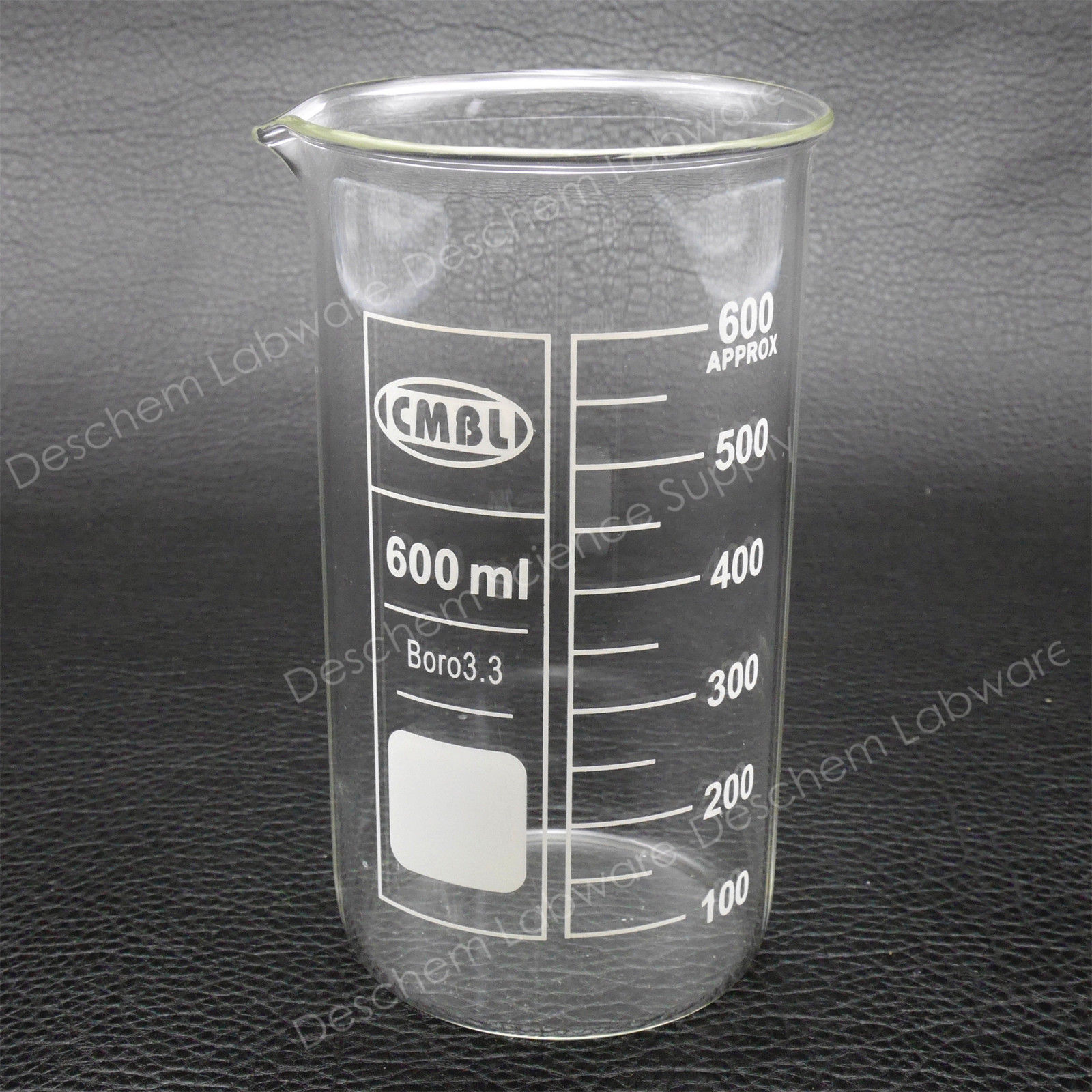 600ml Glass Beaker,Tall Form Chemical Lab Glassware