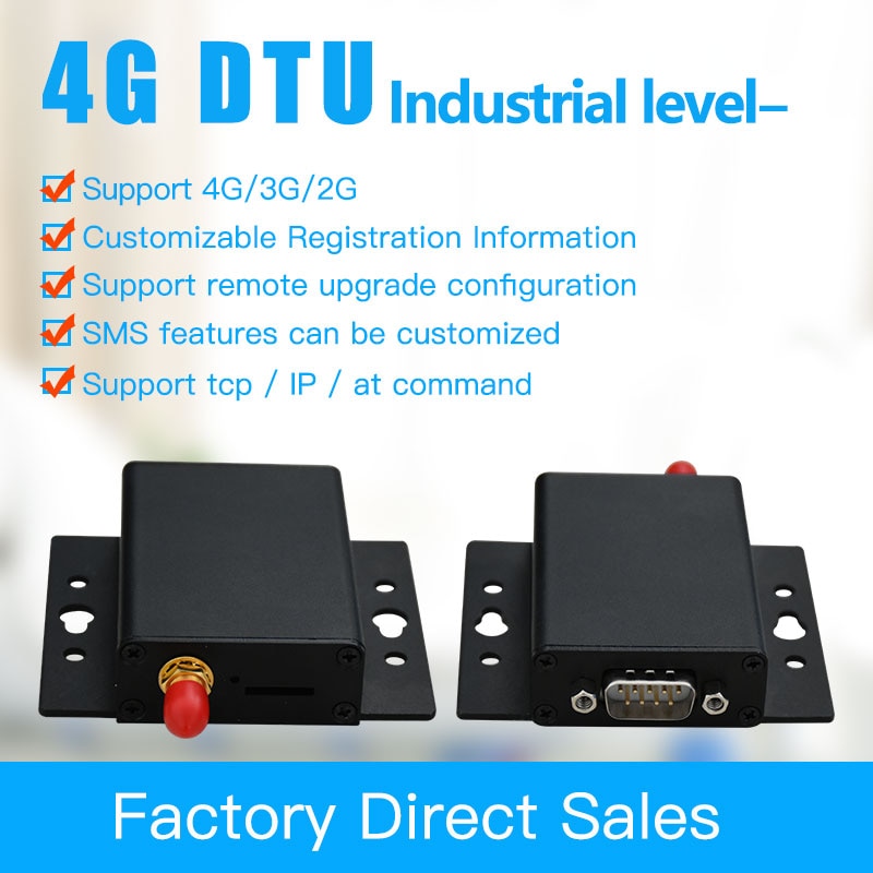 Transmisor GSM Universal 2g 3G 4g tarjeta Sim módem RS232 RS485 GSM 4G DTU módem inalámbrico receptor de comunicaciones XZ-DG4M