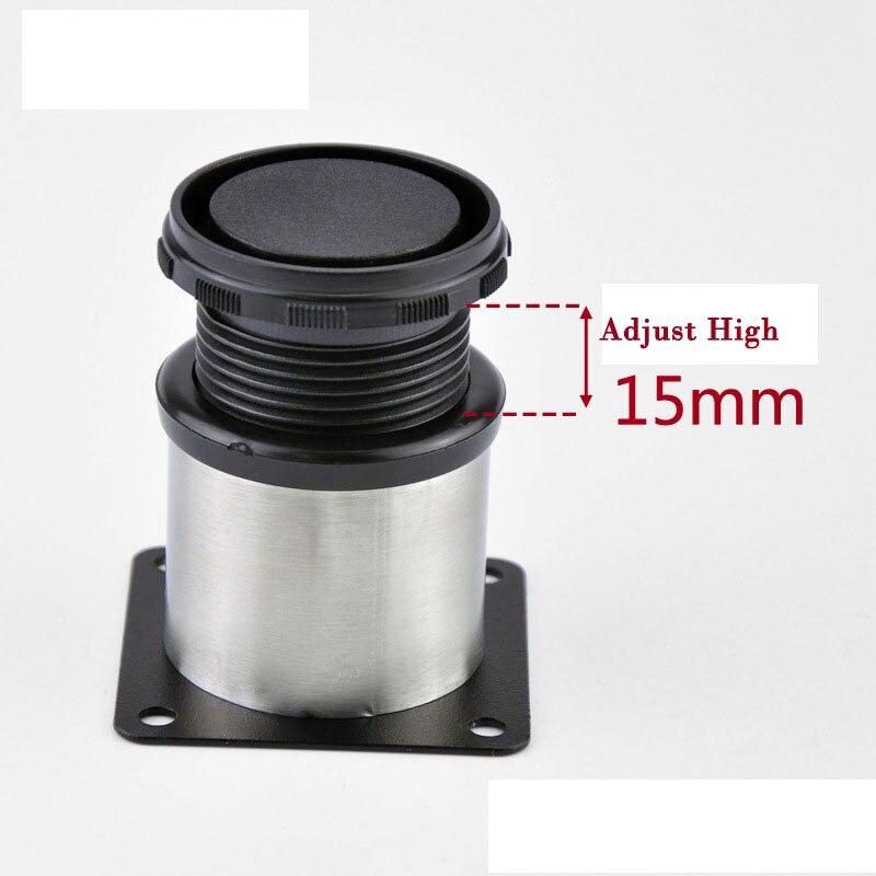Stainless Steel Furniture Height Metal Adjustable Legs Feet Cabinet Table Sofa Bed Chair Legs Furniture Support Hardware thicken