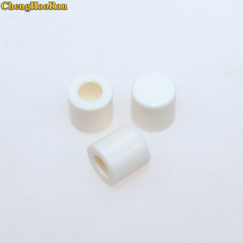 ChengHaoRan 100PCS A56 Tactile Button Caps Plastic Cap Hat for 6*6mm 6x6mm Micro Tact Switch For Arduino: White