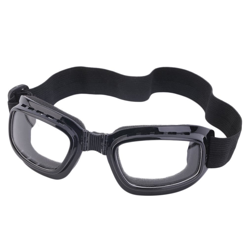 Cykel cykling sikkerhed sammenfoldelige vindtætte beskyttelsesbriller anti-dug sol vindtætte sportsbiker briller beskyttelsesbriller: Default Title