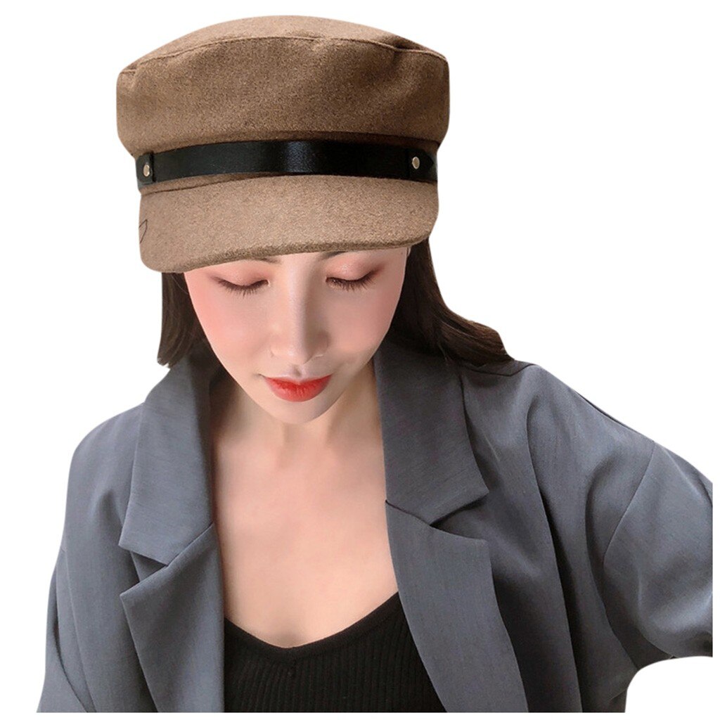 Chapeau Marin En Laine Vintage - Béret Bleu Marine - Taille 17 Cm - Occasion