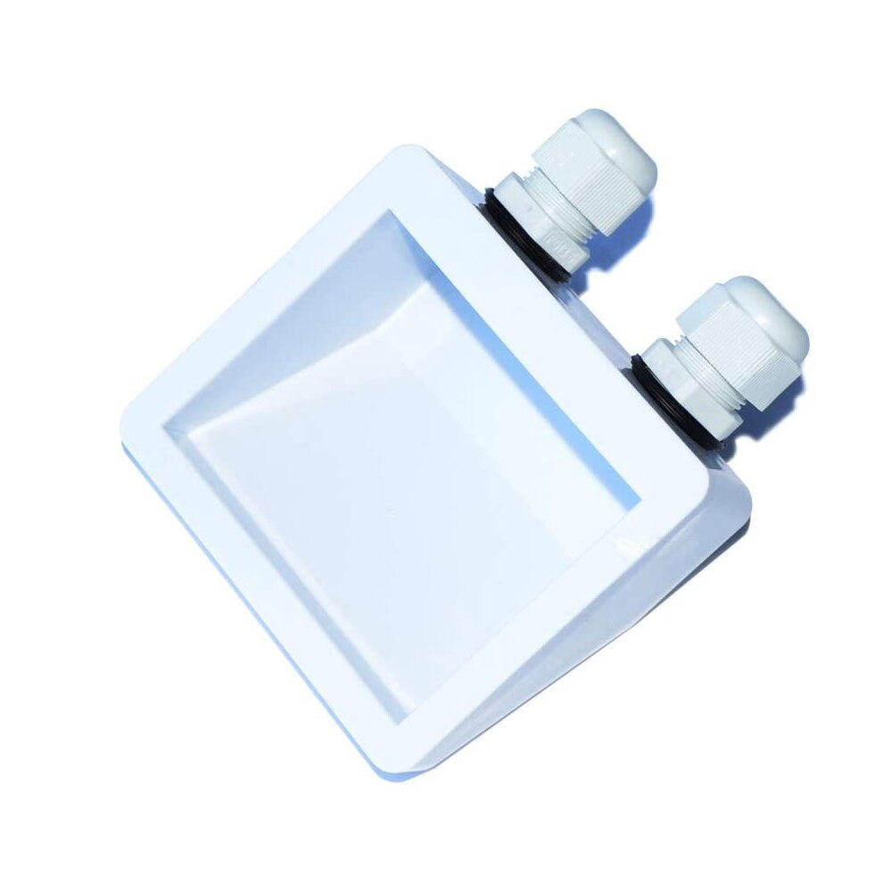 Solar Panel Mounting Brackets Flat Roof Mount Kit Aluminum Bracket Installation Accessories / ABS Solar Double Cable Entry Gland