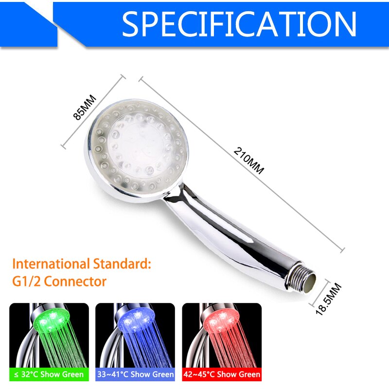 Led Water Kraan Accessoires Glow Kleurrijke Tap Nozzle Voor Badkamer Keuken Head Light 3 Kleuren 7 Kleuren