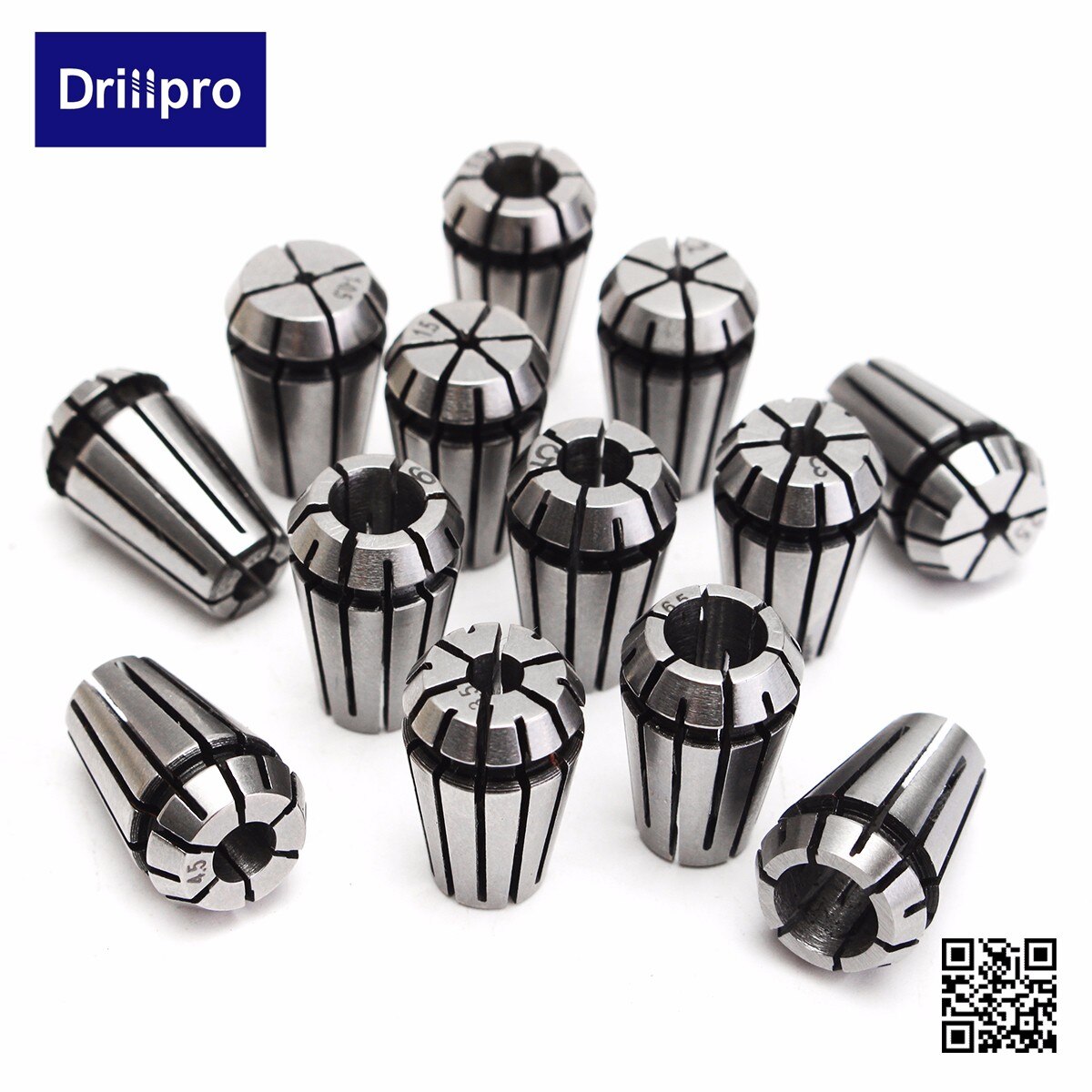 13Pcs ER11 Collet chuck cnc Spindle ER11 Collet lathe tool holder Pinza ER11 Collet set from 1-7MM for CNC milling lather tool
