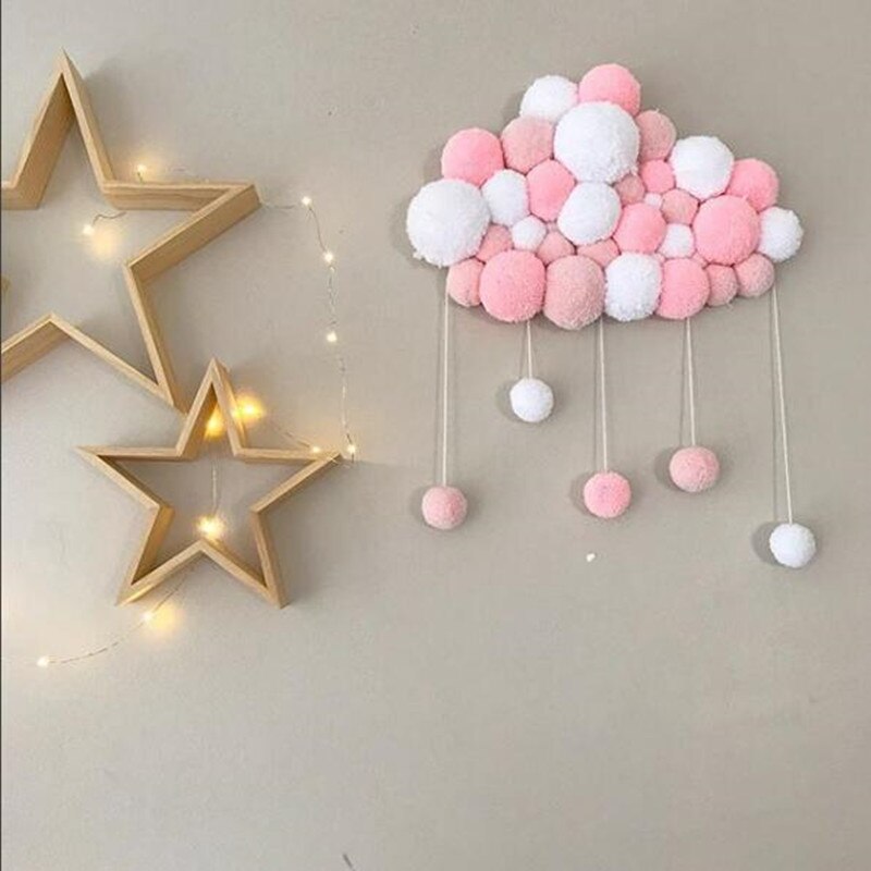 eins Kurze Korallen Plushball Neugeborenen Baby Zimmer Dekor Fotografie Requisiten Baby Schlafzimmer Dekoration Befriedung Spielzeug für Baby Bettwäsche