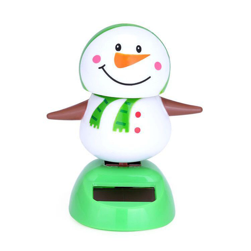 Juguetes De Baile Con Energía Solar De Navidad, Juguetes Solares Adornos De Baile Alce Papa Noel Muneco De Nieve Pinguino Figuras De Bailarines Solares