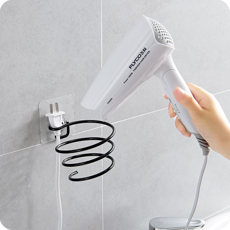 free punching hair dryer home bathroom hair dryer shelf bathroom rack wall mounted air duct frame WF3151005