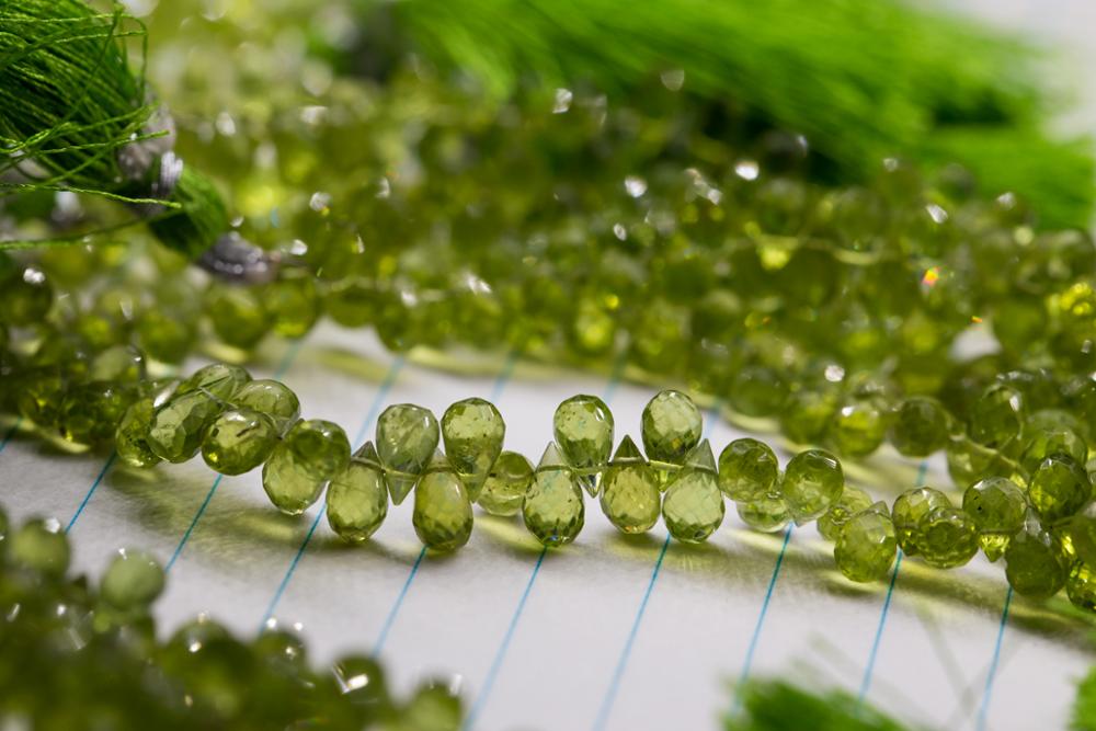 Losse kralen green peridot facet 4*7mm 20cm voor DIY sieraden maken FPPJ kralen natuur edelsteen