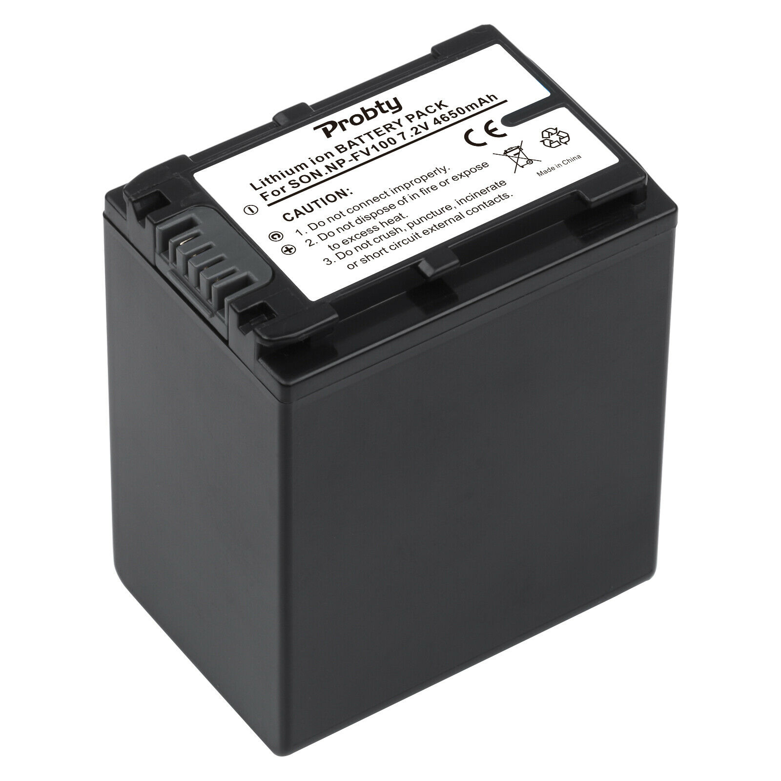 4650mAh NP FV100 NP-FV100 FV100 Batteries + LCD USB Charger for Sony NP-FV30 NP-FV50 NP-FV70 SX83E SX63E FDR-AX100E AX100E