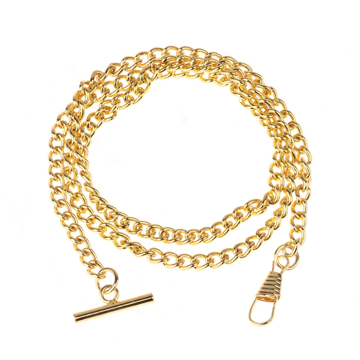 Lommeur holder kæde til mænd kvinder retro vintage sølv bronze guld lommeur kæde link med t bar antik