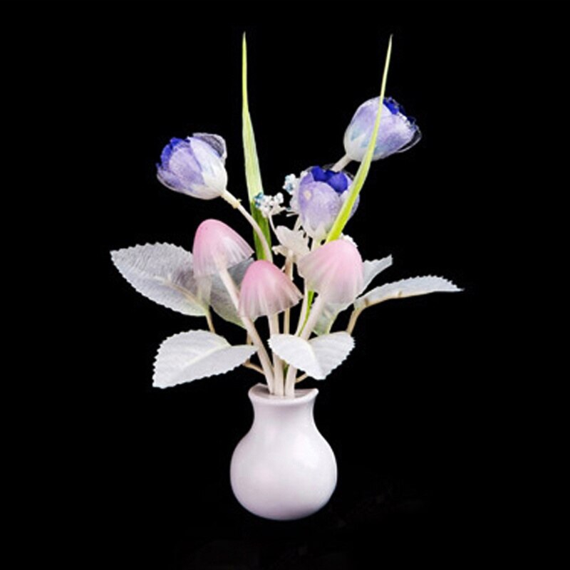 Blomst sopp soverom dekorasjon lys persepsjon led natt lys nattbord lys natt lys tulip sopp natt lys klem