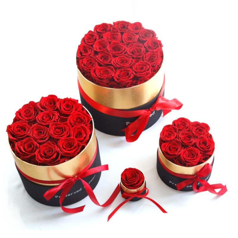 Eternal Rose Box Preserved Real Rose Flowers With Box Set Best Valentines